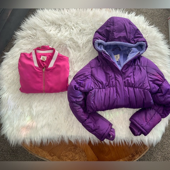 X2 GIRLS 10/12 PUFFER COAT & BOMBER JACKET - Picture 2 of 6